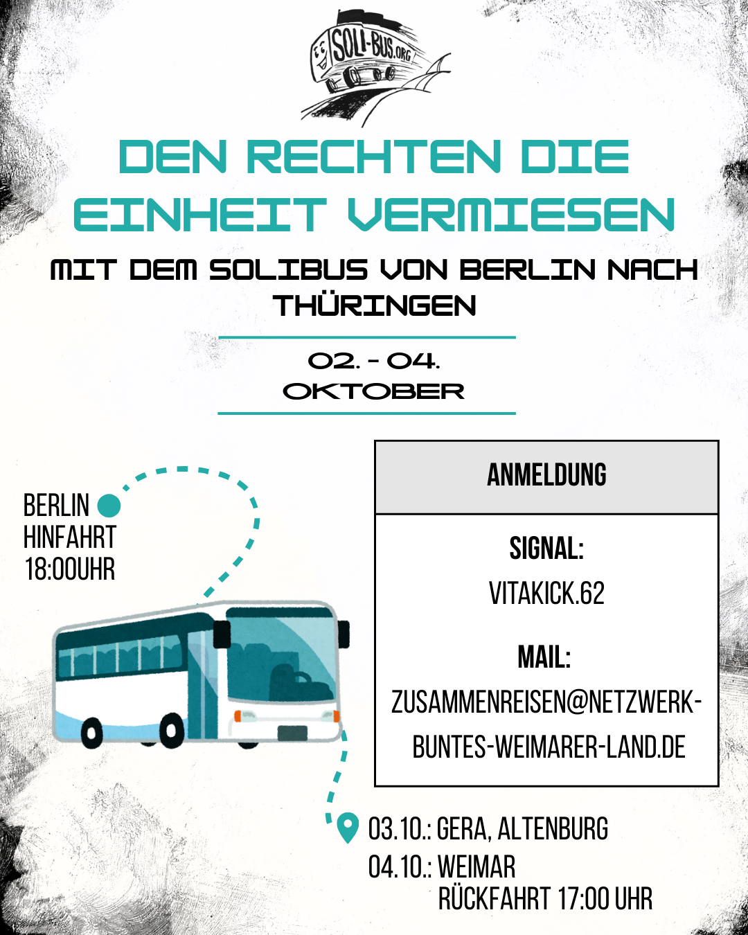 Mit dem Solibus von Berlin nach Thüringen!